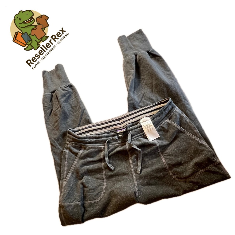 Patagonia Organic Cotton Jogger Sweatpants Gray Size S Made in India